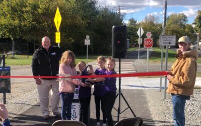 Sheridan Monon Trailhead Ribbon Cutting